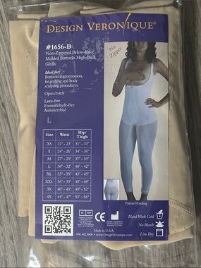 Design Veronique stage 1 medical compression garment 1656-B for BBL/lipo/tummyt